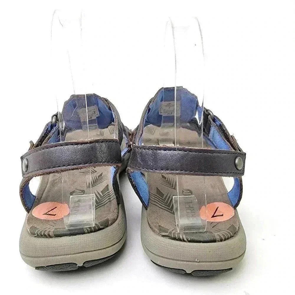Merrell Cement Adhera Leather Hiking Sandals - 7 - Picture 3 of 8